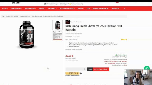 RICH PIANA FREAK SHOW BY 5% NUTRITION | American Supps смотреть онлайн
