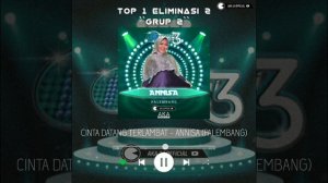 CINTA DATANG TERLAMBAT - ANNISA (PALEMBANG) | GRUP 2 ELIMINASI 2 | AFI ONLINE 3