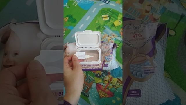 Влажные салфетки "Нежное прикосновение" бренда "Солнце и Луна" смотреть онлайн