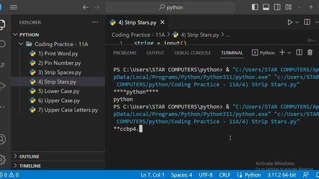 Coding Practice - 11A | Python | CCBP 4.0 | Newly Added Questions