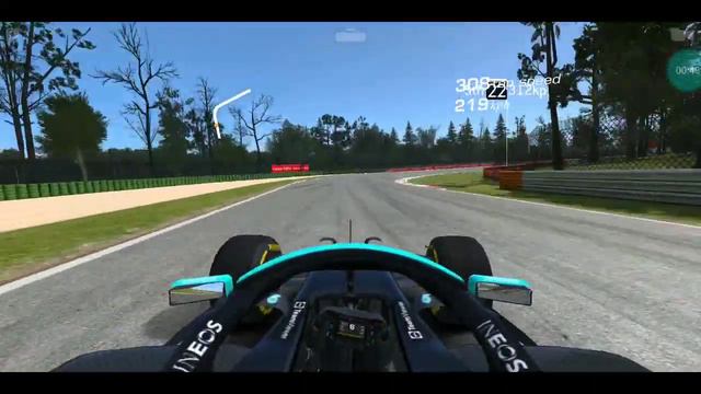 Top Speed Mercedes W12 E at Monza circuit #realracing3 #f1 #f12021 #gamer