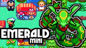 Pokemon Emerald Mini - GBA ROM Hack Хорошая концепция с мини-картой, Сюжет доработан, Это весело