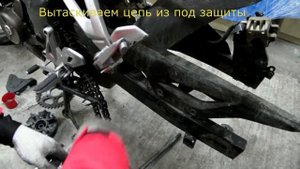 Bajaj NS200 Замена приводной цепи на Баджадж Пульсар НС200