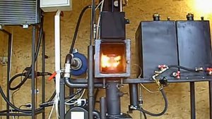 Жидкотопливный котел 25 кВт.