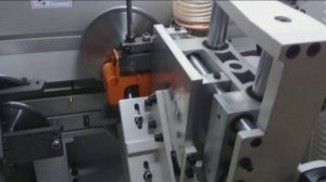 Автоматический кромкооблицовочный станок с узлом пазования KDT KE-365L