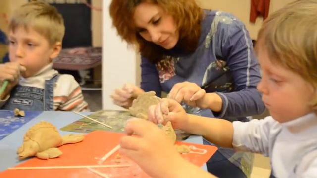 Уроки лепки из глины для детей от центра раннего развития "МиниМы"