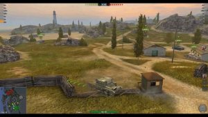 Обзор на АТ-1 танк 2 уровня WOT Blitz. Накипело