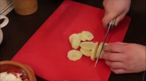 Минтай запеченный в духовке с картофелем и сыром.