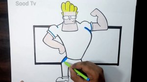 Johnny Bravo Drawing easy step By step |  #johnnybravo