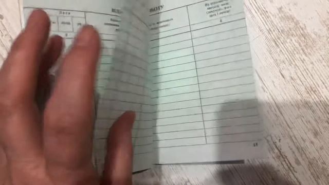 Бланк трудовая книжка смотреть онлайн