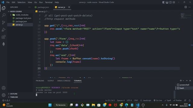Course NodeJs In Arabic | 8 why we use body parser