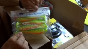 Unboxing посылки с резиной Keitech Swing Impact Fat и фонарик Kosadaka от интернет магазина Fmagazi