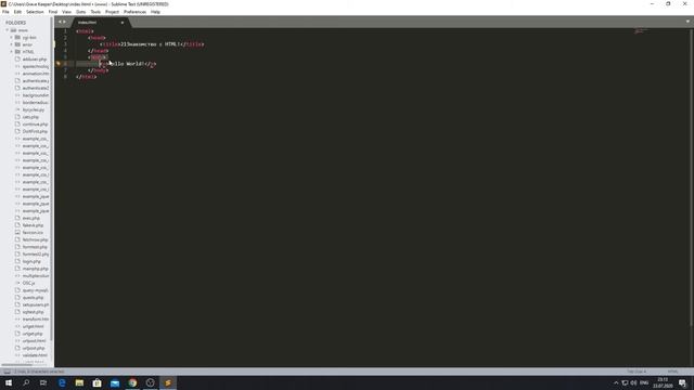 [Веб-Разработка] - Изучение HTML - Знакомство - #1