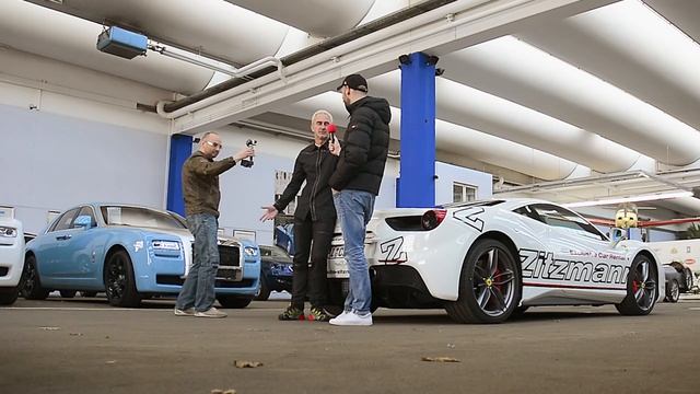MotorOli meets Autokönig Christoph Zitzmann - Kurze Ausfahrt im Ferrari 488 GTB Coupé смотреть онлайн