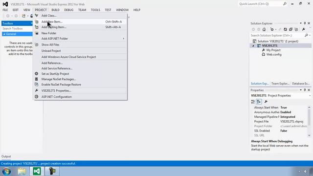 Visual Studio Express 2012 For Web Tutorial 1 Getting Started Free Download Link