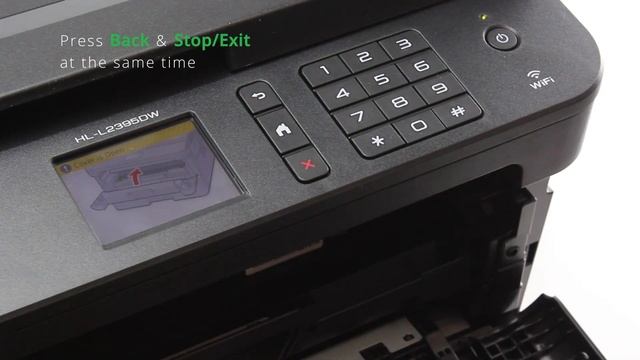 How to Manual Reset TN760 Replace Toner Error on Brother HL-L2395DW, MFC-L2350DW, MFC-L2750DW смотреть онлайн