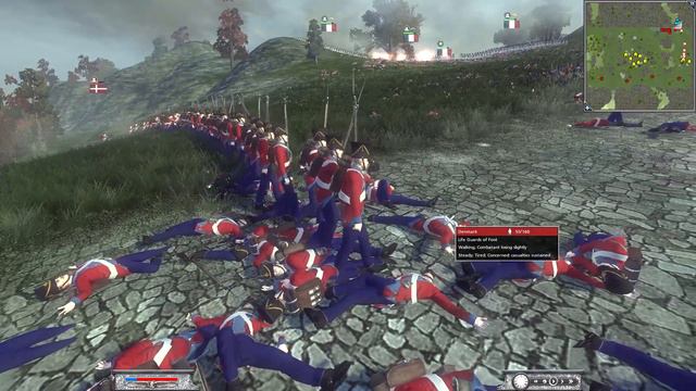 Epic Napoleon Total War Battles : 3 Old Guard vs 16 Life Guards of Foot of Denmark смотреть онлайн