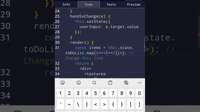 Use Array.map() to Dynamically Render Elements| freeCodeCamp basic  React for beginners