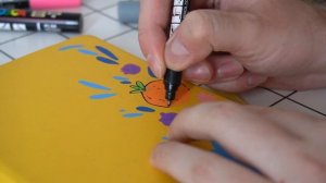 РИСУЮ НА ОБЛОЖКЕ СКЕТЧБУКА МАРКЕРАМИ POSCA И БОЛТАЮ