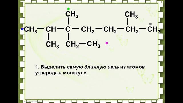 Химия 9 класс Номенклатура органических соединений смотреть онлайн