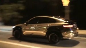 • Золотой BMW HAMANN X6