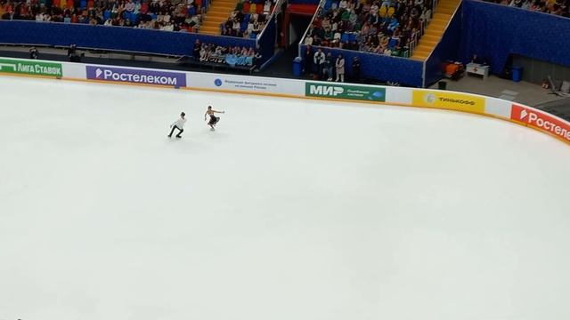 Контрольные прокаты сборной России. Танцы. Ирина Хавронина / Дарио Чиризано. Москва, 25.09.2022 смотреть онлайн