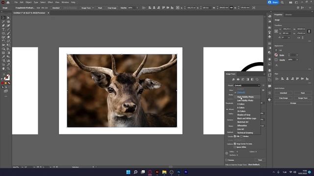Adobe Illustrator 2022 - Ders 33 - Resmi Vektörele Çevirme - Image Trace #adobeillustrator смотреть онлайн