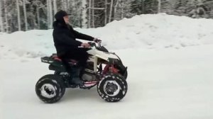 дрифт на квадроцикле KAYO TOR