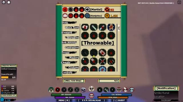 шиндо лайф свиток сенко кунаи смотреть онлайн