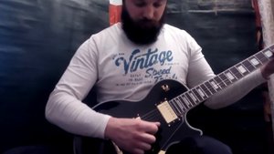 Gibson Les Paul Custom Black Beauty China. Пример звучания дерева