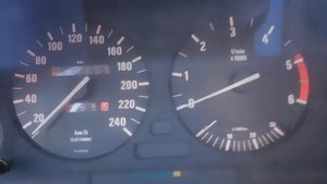 BMW E34 M20B20: не работает тахометр, расходомер, Oil service, Inspection.