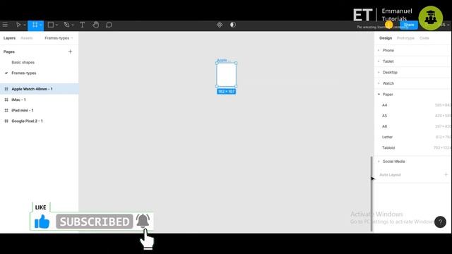 Designing on different devices in Figma - Figma tutorial for beginners