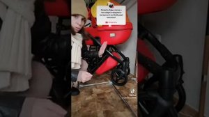 Убрать потёртости на раме коляски?