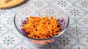 Салат из краснокочанной капусты и моркови