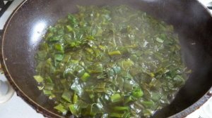 Омлет с малабарским шпинатом