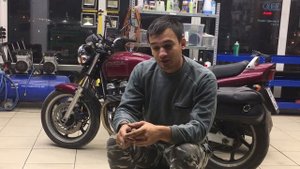 Скремблер Sidecar для путешествий из Honda CB750. Пилот