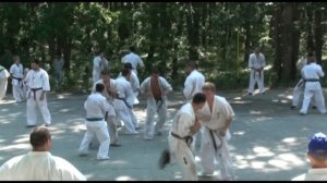 pt3 Kyokushin Sparing BKKF Kamchiq 2009 Committee Green Brown Black Belts