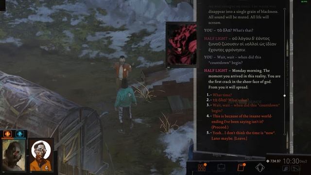 Disco Elysium: Cop of the Apocalypse thought. HALF LIGHT speaking in Ancient Greek смотреть онлайн