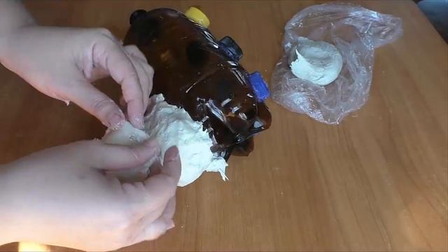 Садовые фигурки из пластиковых бутылок своими руками. ГУСЕНИЦА / сад, огород, садовый дизайн смотреть онлайн