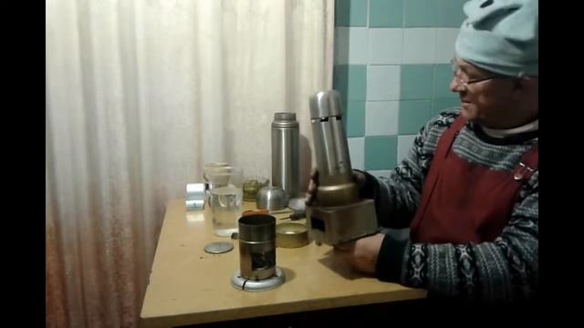 Как построить спиртовой самовар из старого термоса своими руками.. смотреть онлайн