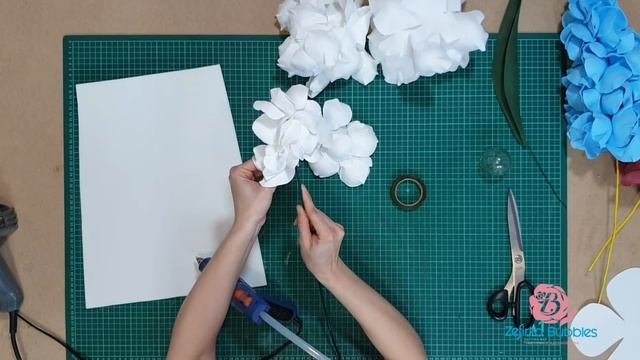 МАСТЕР КЛАСС ФАНТАЗИЙНАЯ ВЕТКА СИРЕНИ ИЗ ФОАМИРАНА