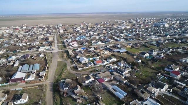 Купить земельные участки, дома, с. Суворовское пригород Евпатории, Крым, с высоты птичьего полета