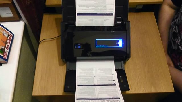 Fujitsu ScanSnap iX500 Sound and Speed Test
