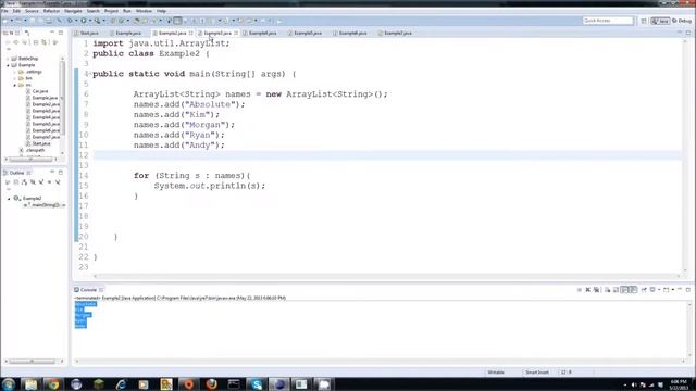 Java Tutorial - 23 - ArrayList