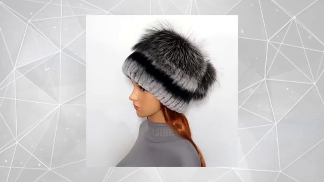 Шапка "Кубанка" вариант 1 из меха кролика и чернобурки смотреть онлайн