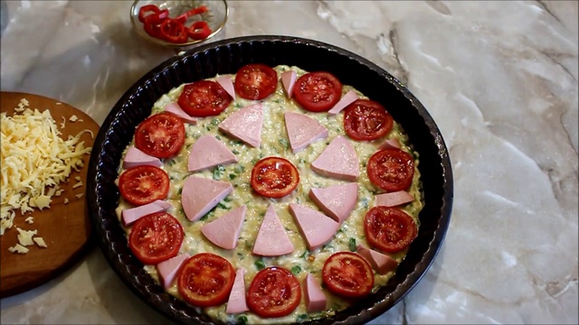 Кабачковая пицца