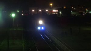 Прибытие поезда Баку-Тюмень на станцию Балаково.