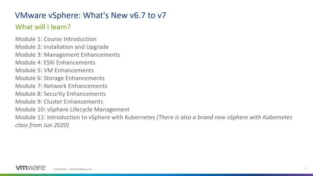 VMware vSphere: What’s New V6.7 to V7 смотреть онлайн