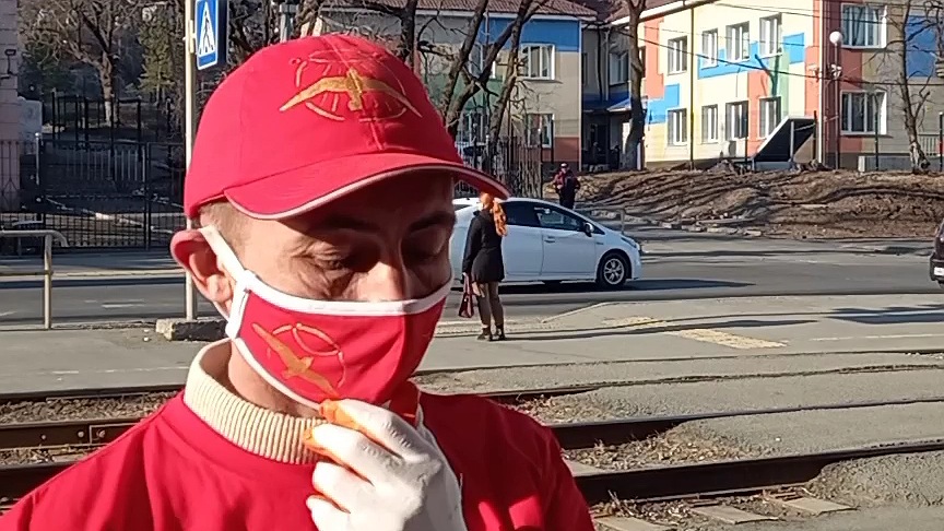 За Новый Социализм! Приморский край. Владивосток. Остановка Школьная.