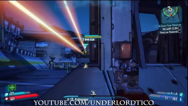 Borderlands 2 - W4R-D3N Boss Battle смотреть онлайн